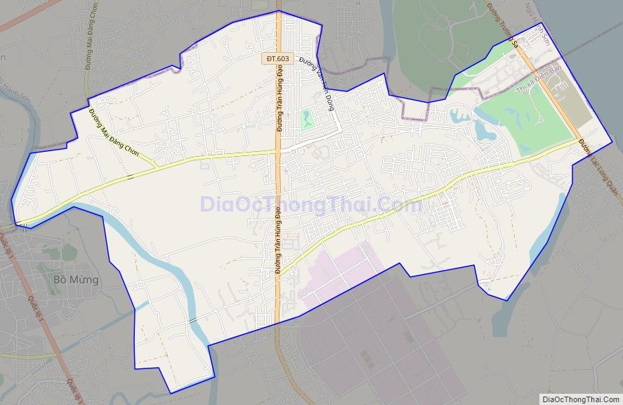 Bản đồ giao thông phường Điện Ngọc, thị xã Điện Bàn