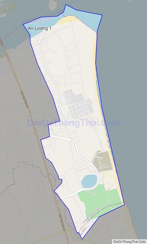 Bản đồ giao thông xã Duy Hải, huyện Duy Xuyên