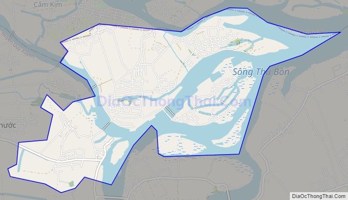Bản đồ giao thông xã Duy Vinh, huyện Duy Xuyên