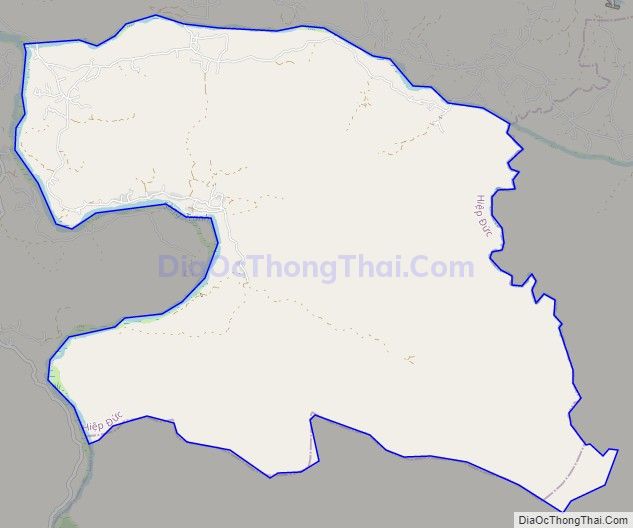 Bản đồ giao thông xã Thăng Phước, huyện Hiệp Đức