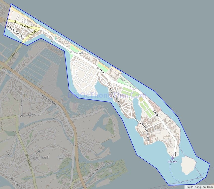 Bản đồ giao thông phường Cửa Đại, thành phố Hội An