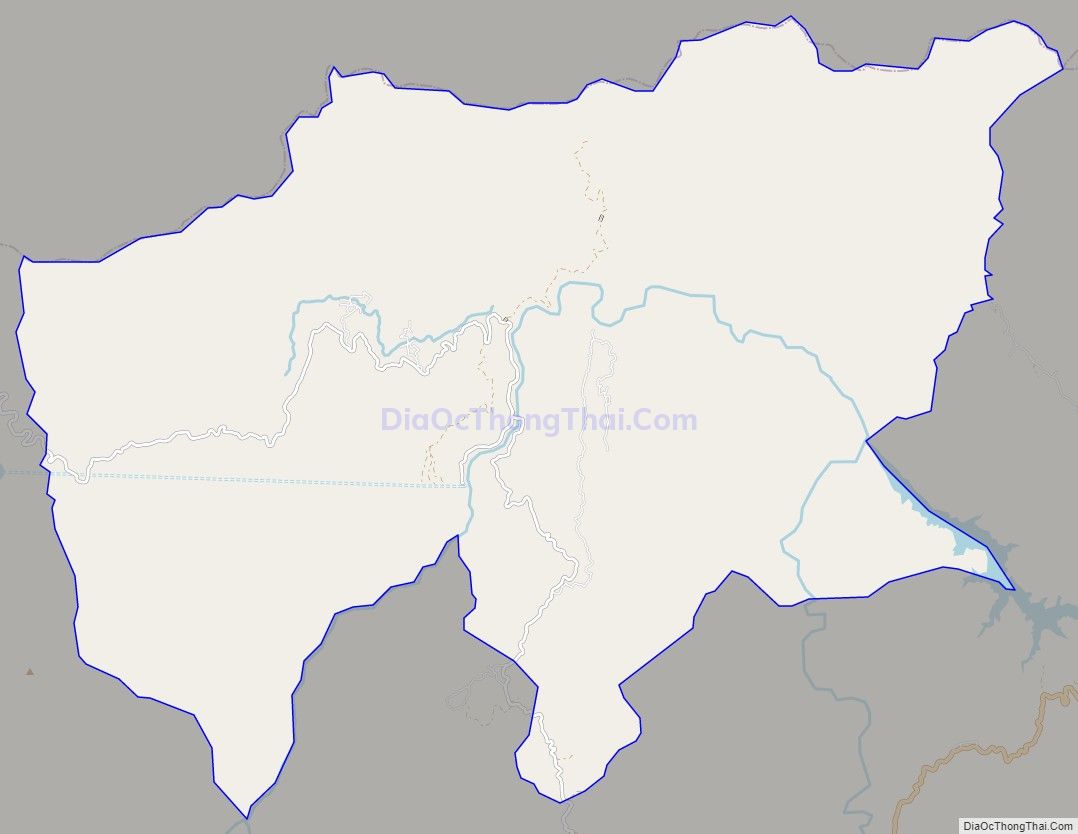 Bản đồ giao thông xã Zuôih, huyện Nam Giang