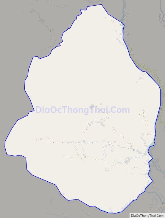 Bản đồ giao thông xã Trà Tập, huyện Nam Trà My