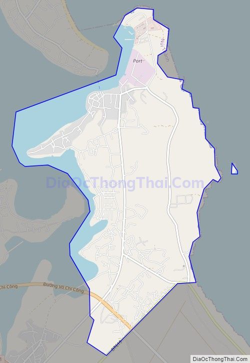 Bản đồ giao thông xã Tam Quang, huyện Núi Thành