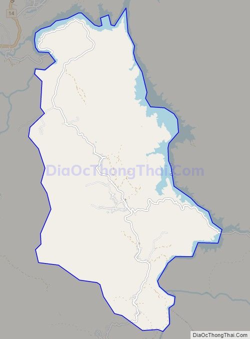 Bản đồ giao thông xã Phước Chánh, huyện Phước Sơn