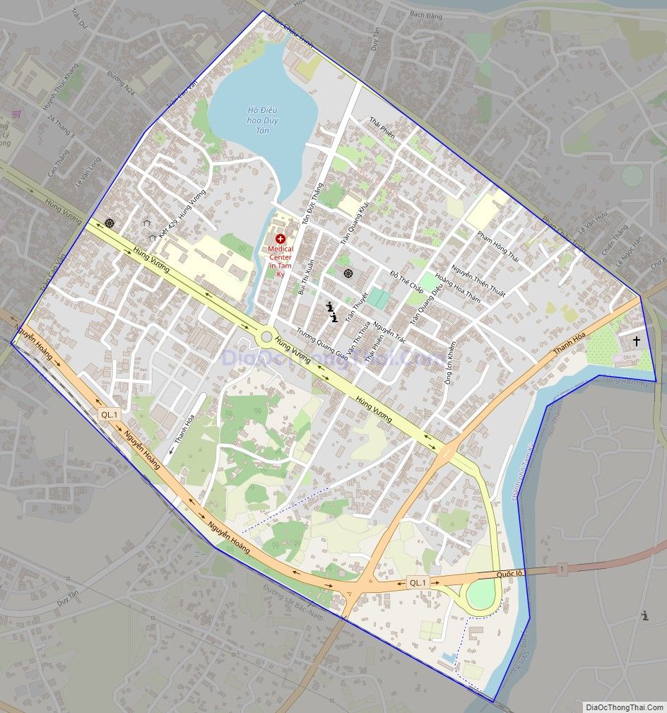 Bản đồ giao thông phường An Sơn, thành phố Tam Kỳ