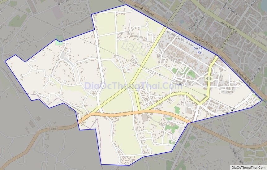 Bản đồ giao thông phường Trường Xuân, thành phố Tam Kỳ