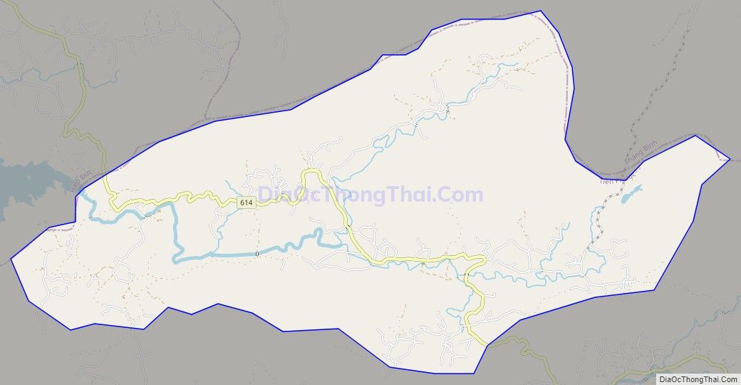 Bản đồ giao thông xã Tiên Sơn, huyện Tiên Phước