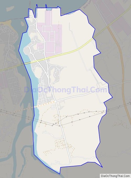Bản đồ giao thông xã Bình Đông, huyện Bình Sơn