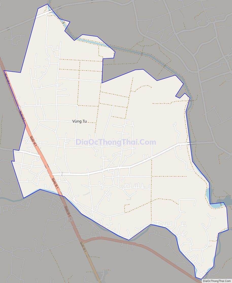 Bản đồ giao thông phường Phổ Văn, thị xã Đức Phổ