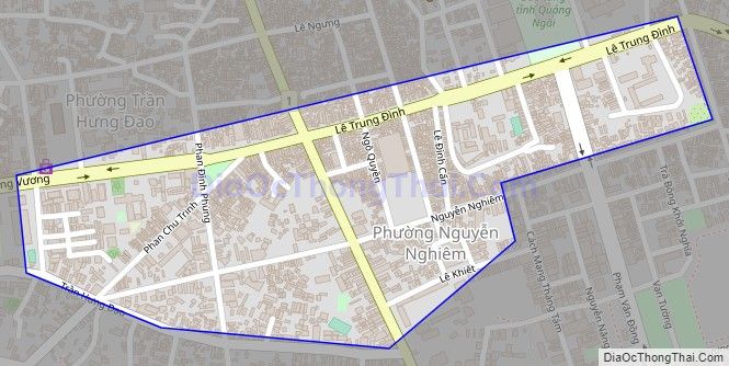Bản đồ giao thông phường Nguyễn Nghiêm, thị xã Đức Phổ