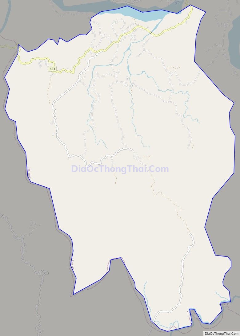 Bản đồ giao thông xã Sơn Thượng, huyện Sơn Hà