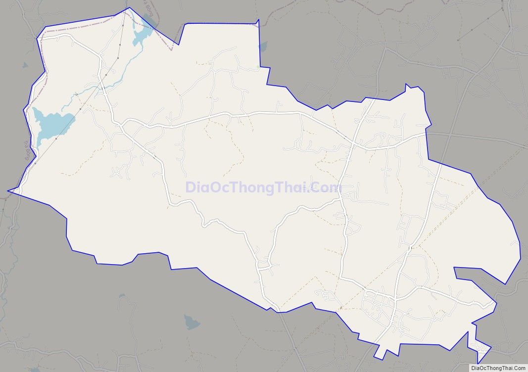 Bản đồ giao thông xã Tịnh Hiệp, huyện Sơn Tịnh