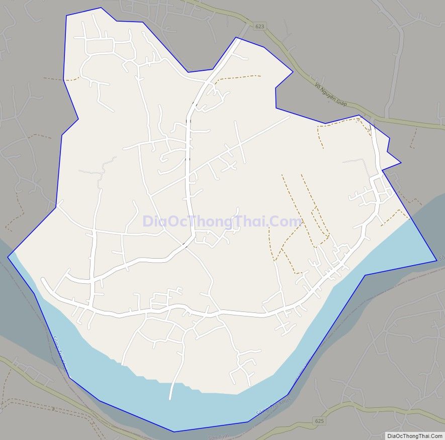 Bản đồ giao thông xã Tịnh Minh, huyện Sơn Tịnh