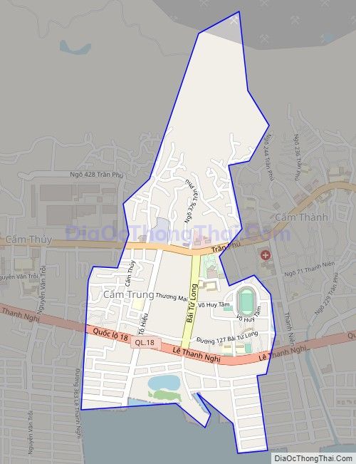 Bản đồ giao thông phường Cẩm Trung, thành phố Cẩm Phả