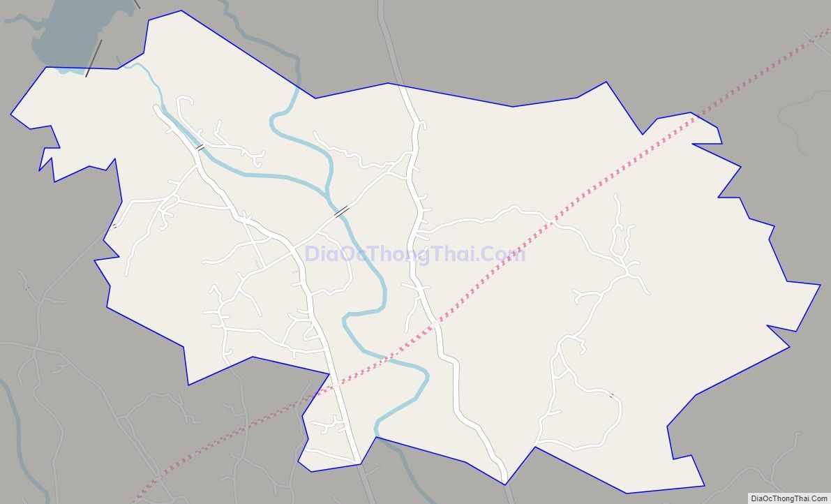 Bản đồ giao thông xã Quảng Lợi (cũ), huyện Đầm Hà