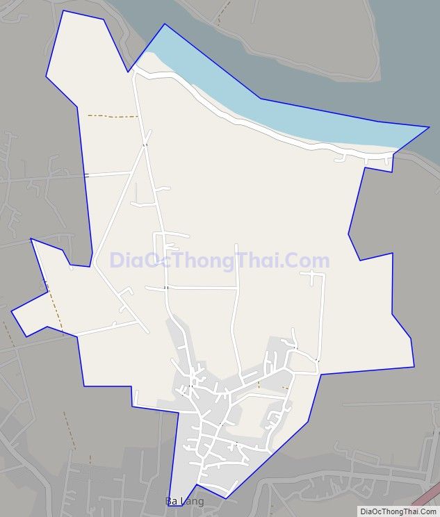 Bản đồ giao thông xã Cẩm La, thị xã Quảng Yên