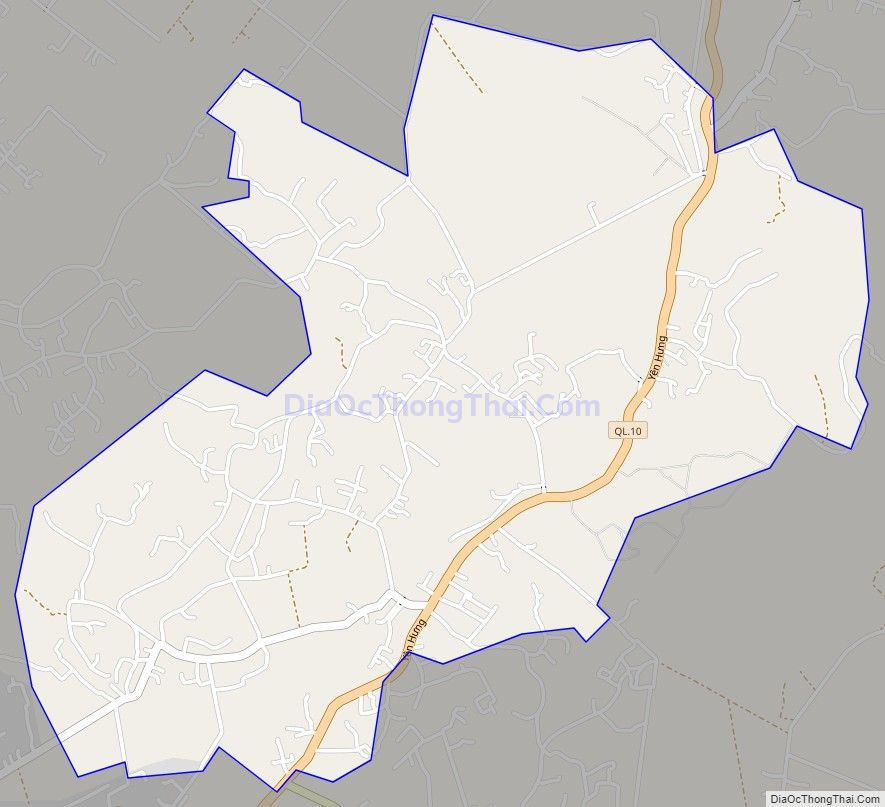 Bản đồ giao thông phường Cộng Hòa, thị xã Quảng Yên