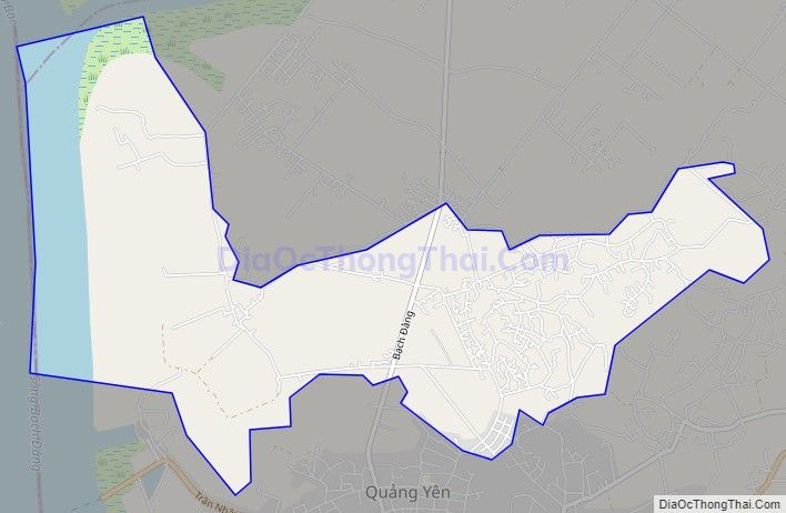 Bản đồ giao thông xã Hiệp Hòa, thị xã Quảng Yên