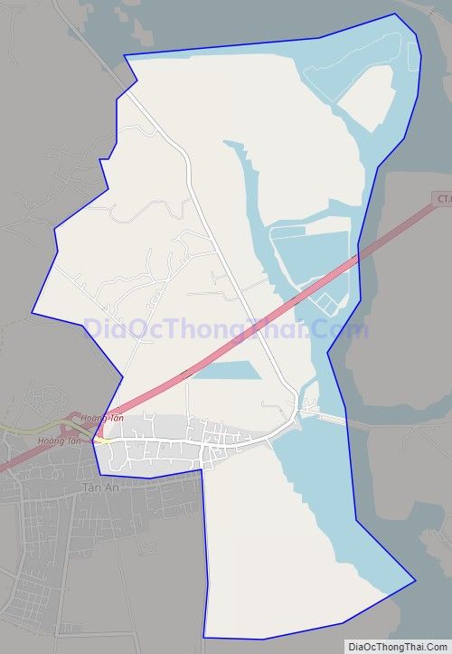 Bản đồ giao thông phường Tân An, thị xã Quảng Yên