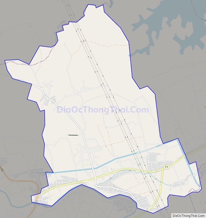 Bản đồ giao thông xã Cam Thủy, huyện Cam Lộ