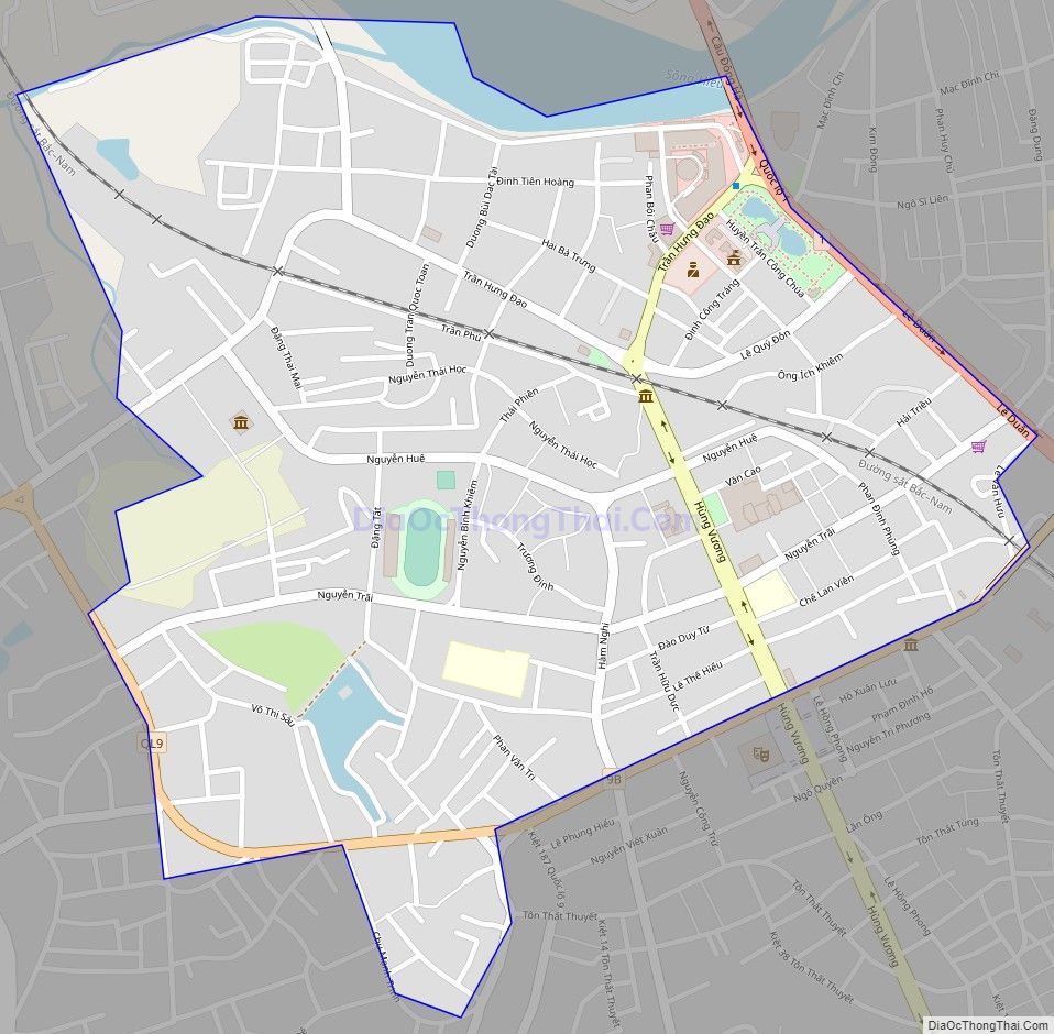 Bản đồ giao thông Phường 1, thành phố Đông Hà