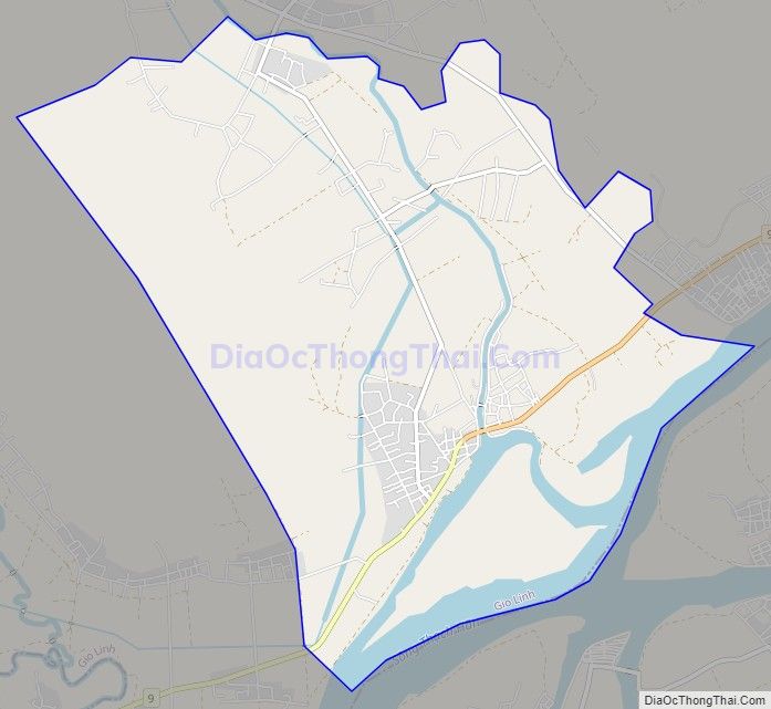 Bản đồ giao thông xã Gio Mai, huyện Gio Linh