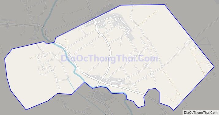 Bản đồ giao thông xã Gio Thành (cũ), huyện Gio Linh