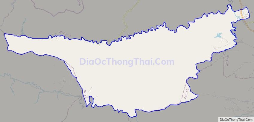 Bản đồ giao thông xã Linh Thượng (cũ), huyện Gio Linh