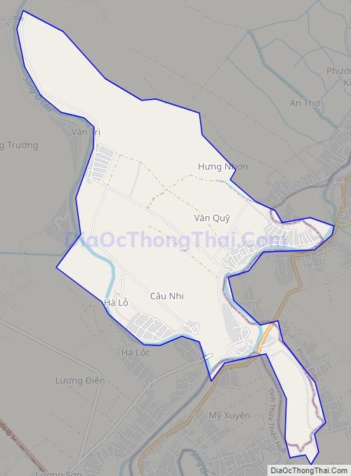 Bản đồ giao thông xã Hải Tân (cũ), huyện Hải Lăng