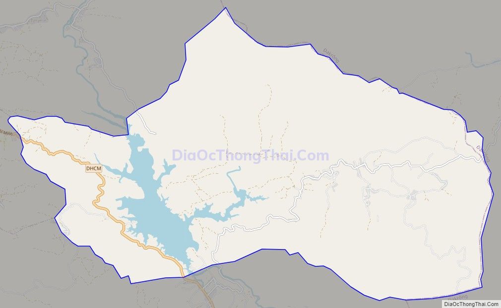 Bản đồ giao thông xã Hướng Linh, huyện Hướng Hóa