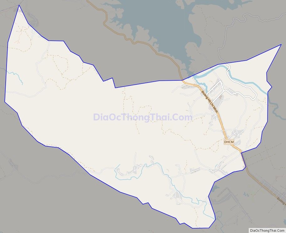 Bản đồ giao thông xã Hướng Tân, huyện Hướng Hóa