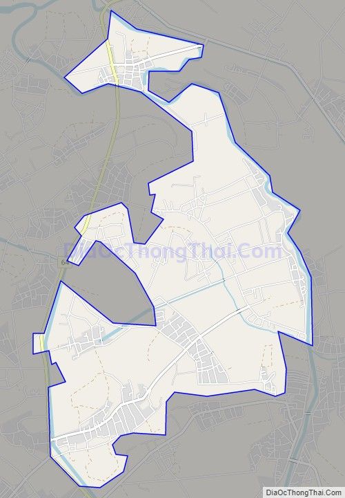 Bản đồ giao thông xã Triệu Hòa, huyện Triệu Phong
