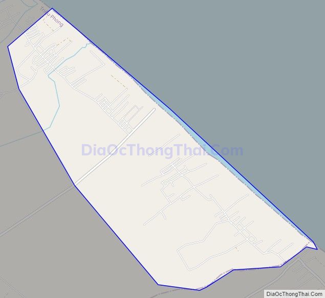 Bản đồ giao thông xã Triệu Lăng, huyện Triệu Phong