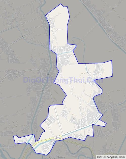 Bản đồ giao thông xã Triệu Tài, huyện Triệu Phong