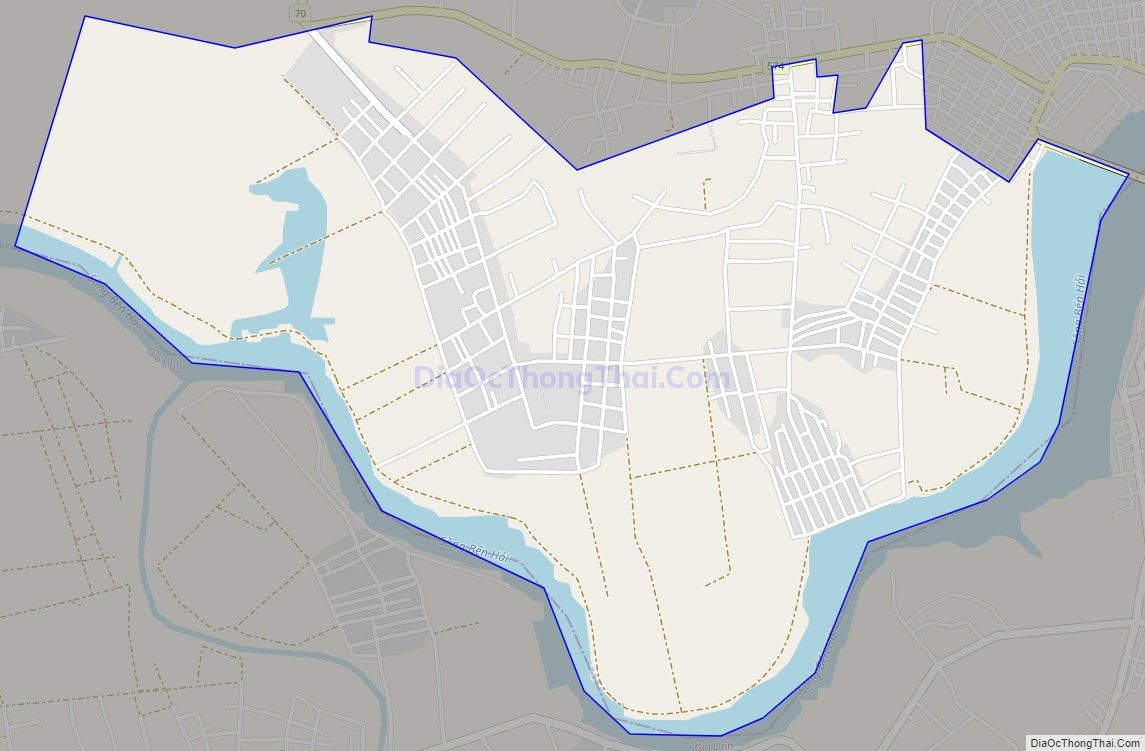 Bản đồ giao thông xã Vĩnh Giang, huyện Vĩnh Linh