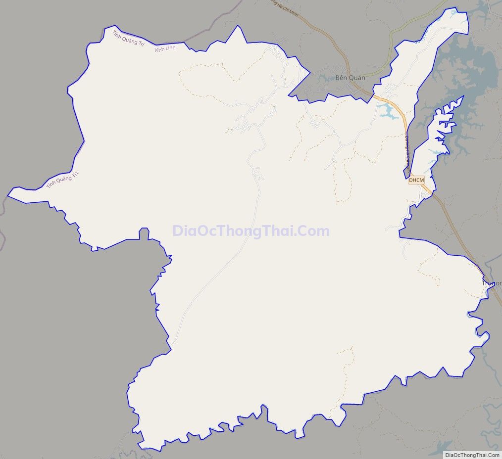 Bản đồ giao thông xã Vĩnh Hà, huyện Vĩnh Linh