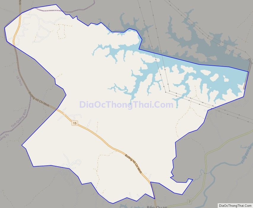 Bản đồ giao thông xã Vĩnh Khê, huyện Vĩnh Linh