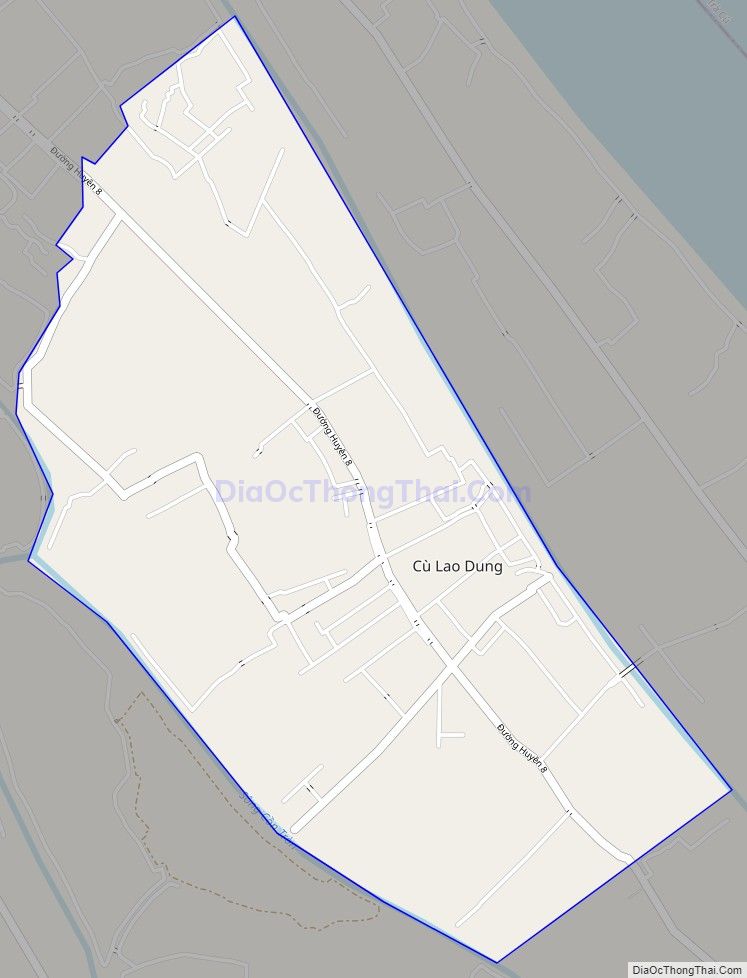 Bản đồ giao thông Thị trấn Cù Lao Dung, huyện Cù Lao Dung