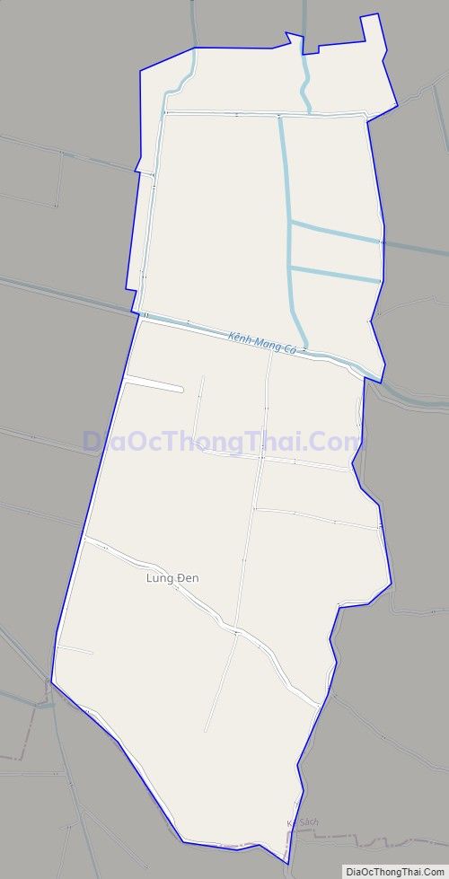 Bản đồ giao thông xã Kế An, huyện Kế Sách