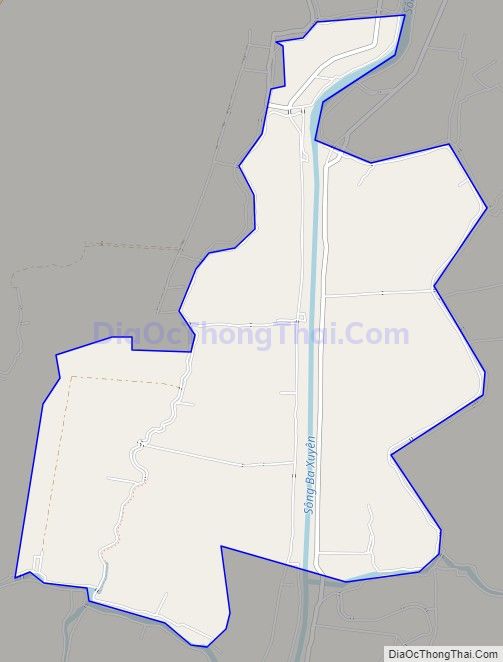 Bản đồ giao thông xã Phú Hữu, huyện Long Phú