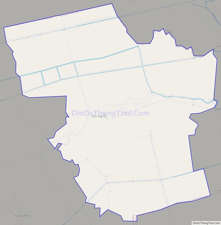 Bản đồ giao thông xã Lâm Tân, huyện Thạnh Trị