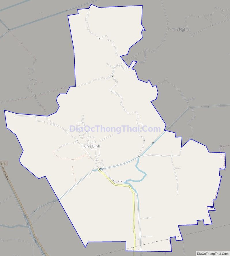 Bản đồ giao thông xã Tuân Tức, huyện Thạnh Trị