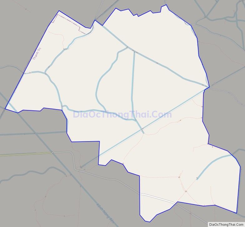 Bản đồ giao thông xã Vĩnh Thành, huyện Thạnh Trị