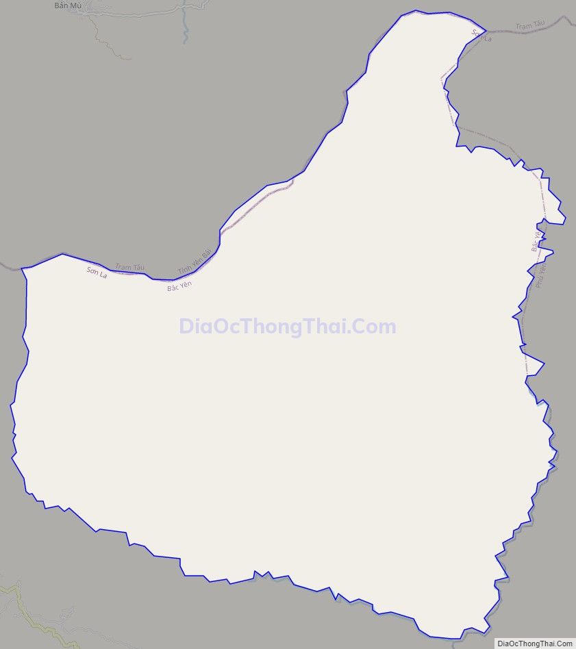 Bản đồ giao thông xã Háng Đồng, huyện Bắc Yên