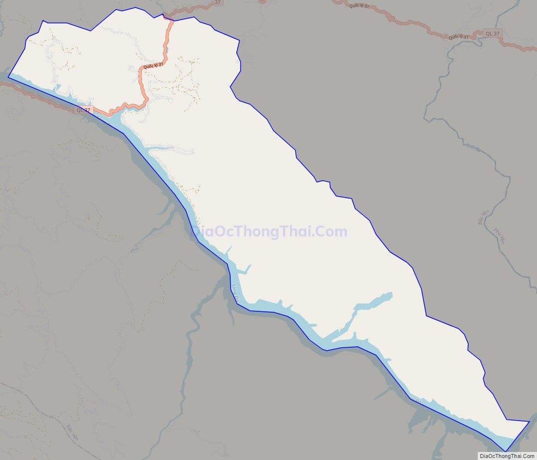 Bản đồ giao thông xã Song Pe, huyện Bắc Yên