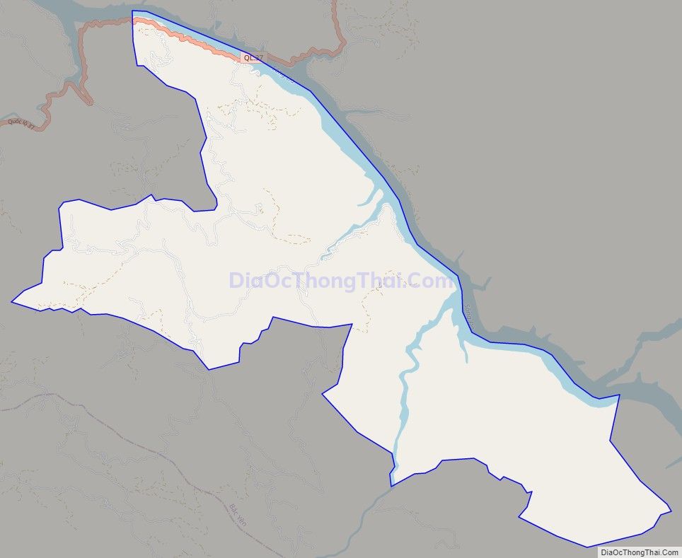 Bản đồ giao thông xã Tạ Khoa, huyện Bắc Yên