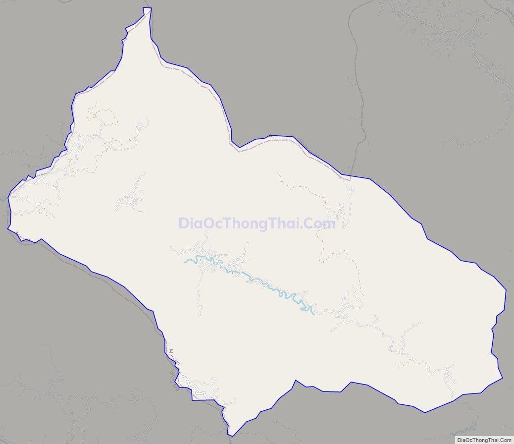 Bản đồ giao thông xã Chiềng Nơi, huyện Mai Sơn