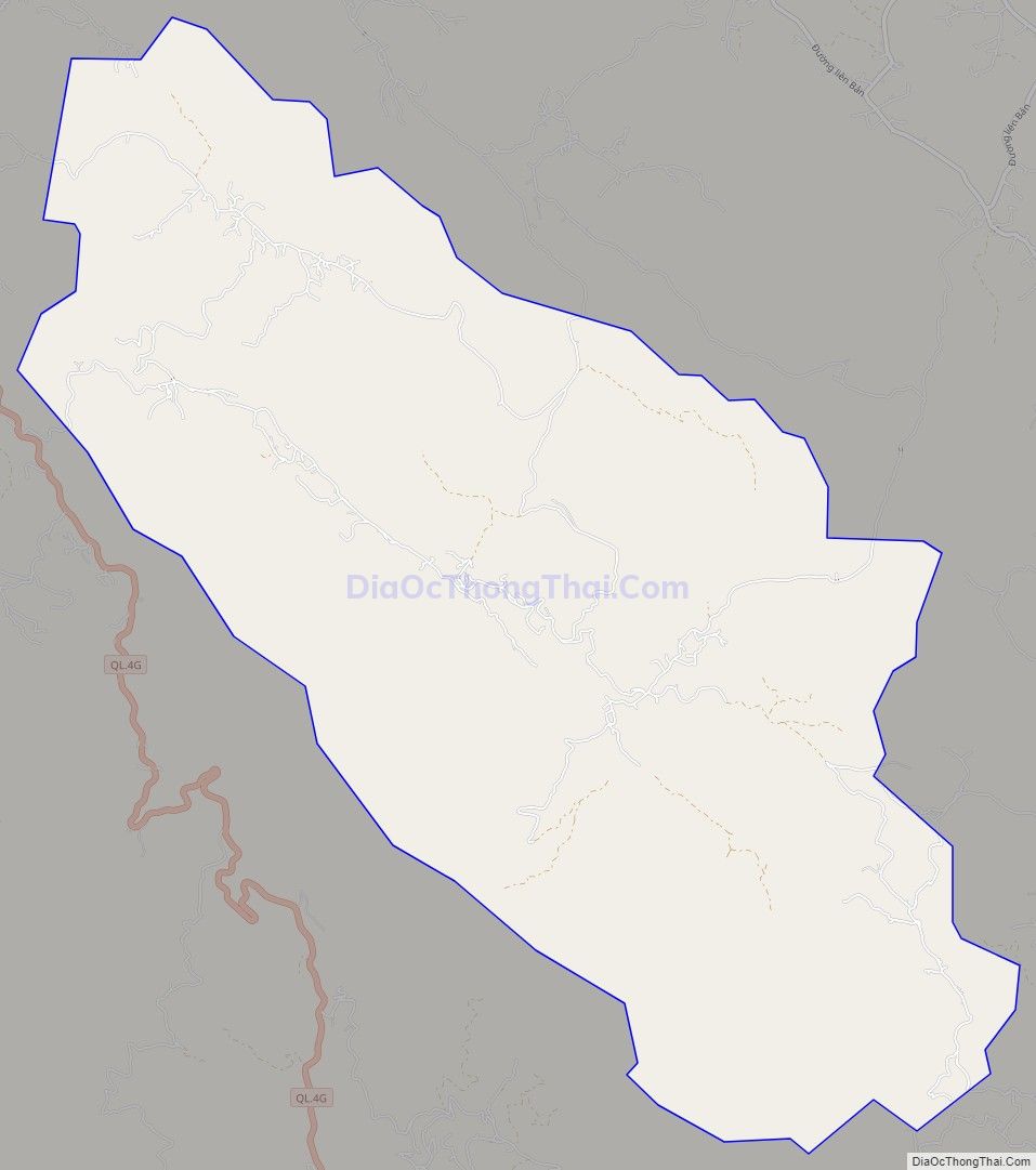 Bản đồ giao thông xã Chiềng Ve, huyện Mai Sơn