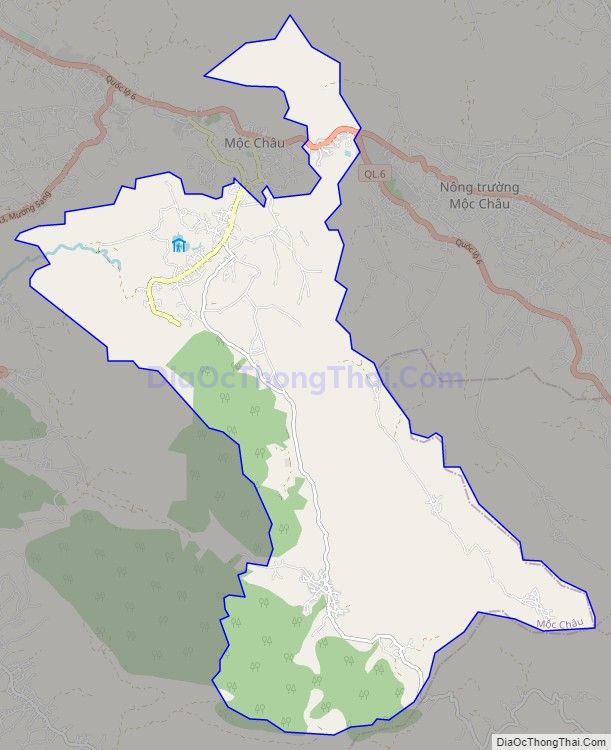 Bản đồ giao thông xã Đông Sang, huyện Mộc Châu